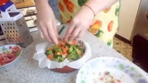 Творожно-овощная запеканка