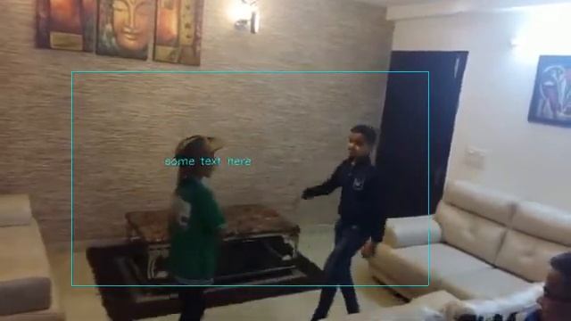 Add text and shape on a video with OpenCV смотреть онлайн