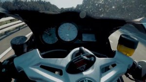 Pushing my BMW K 1300 S to Max Speed on German Autobahn (4k)