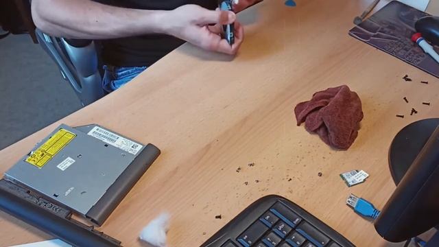 HP чистка от пыли и замена термопасты смотреть онлайн