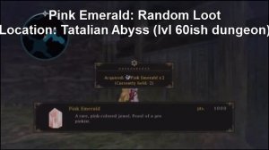 Tales of Xillia: (Pink)Pink Emerald Quest