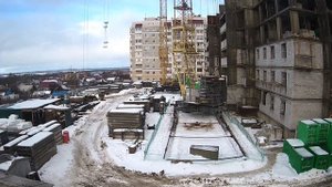 Башенный кран КБМ-401п | КБ-408.21. Работы на стройке. TimeLapse