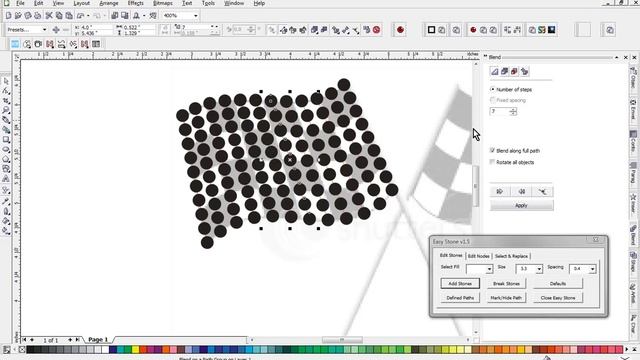 CorelDRAW Rhinestone - Checkered Flag смотреть онлайн