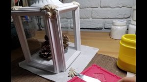 Новогодний фонарь своими руками. DIY Christmas lantern.