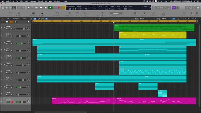 Enniladanga Sthothiram_VST Violin_Logic Pro X. смотреть онлайн