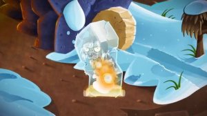 Plants vs. Zombies 2 "Трейлер Frostbite caves part 1"