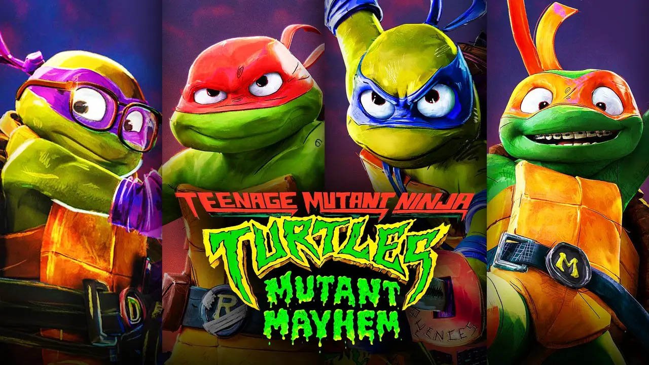 Turtles teenage mutant mayhem. Черепашки ниндзя Mutant Mayhem. Черепашки ниндзя погром. Черепашки погром мутантов.