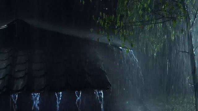 Звуки дождя с грозой. Гарантировано уснете за 13 минут. смотреть онлайн