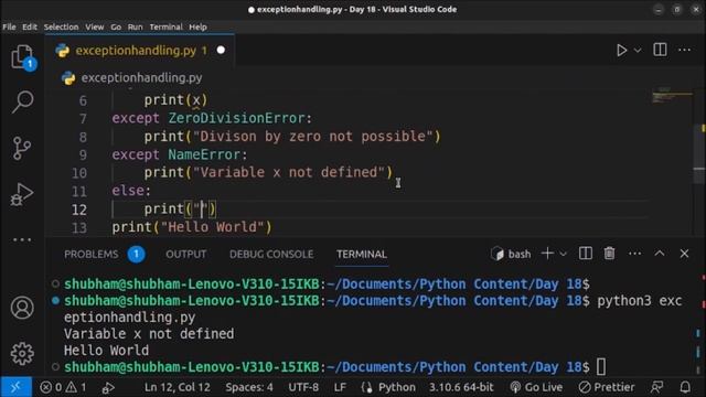 18. Mastering Exception Handling in Python - Python Beginner Boost