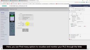 Web Server Example on PLC S7-1500 via S7-PLCSIM Advanced