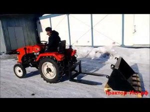 Вилы палетные на минитракторе