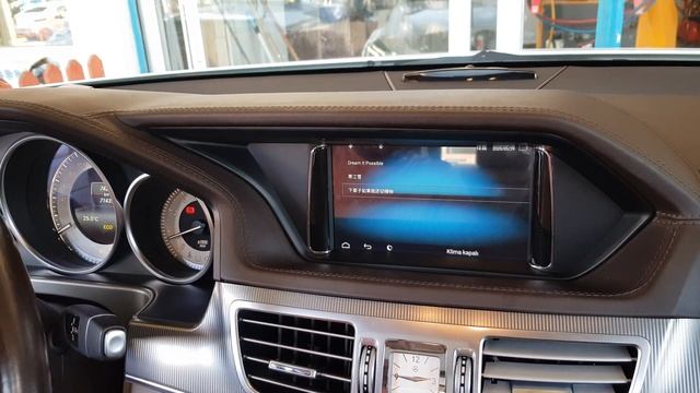 Mercedes E W212 android multimedya navigasyon tv kamera bluetooth youtube internet смотреть онлайн