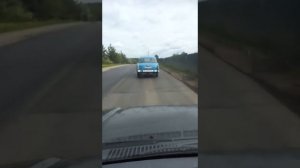 Газ 21 после покраски , на дороге !