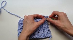 С СЕКРЕТОМ кромочной петли. УНИВЕРСАЛЬНЫЙ УЗОР КРЮЧКОМ из двух рядов!