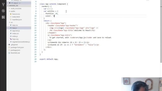 USANDO LA SINTAXIS JSX DE REACT - CURSO DE REACT.JS (VIDEO 07/07) смотреть онлайн
