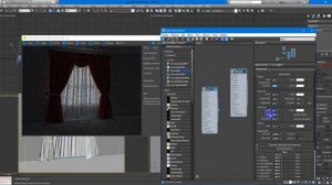 Штора "Тюль" материал в 3D Max + Corona Renderer. Занавеска | Видео уроки на русском