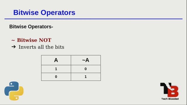 #12 Bitwise Operators In Python Programming | Python Tutorial For Beginners In Hindi In 2020