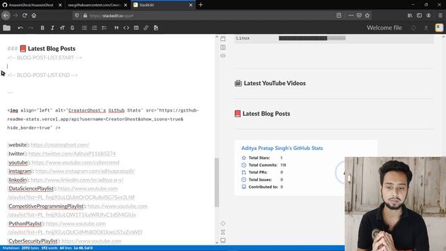 How To Create A GitHub Profile Page With ReadMe | GitHub Update | Job Ready Portfolio