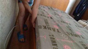 Как детям заправить постель.