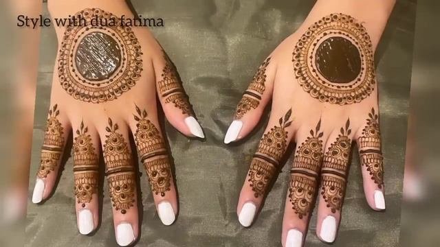 Simple And Easy Gol Tikki Mehndi Design | Mandala Mehandi Dezain | Eid  Mehndi 2023 | Mahadir Dijai