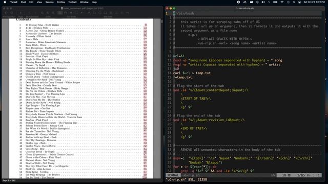 My Song Book (+ Latex / Shell / Python hacking) смотреть онлайн