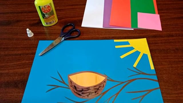 Аппликация "Весна" смотреть онлайн