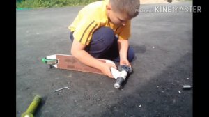 Как собрать трюковой самокат (быстрое краткое видео)