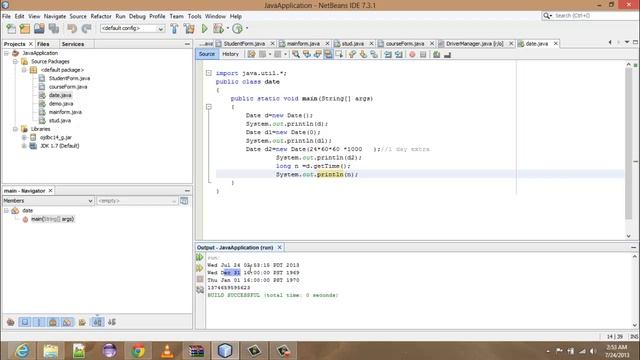 Date Class In Java смотреть онлайн