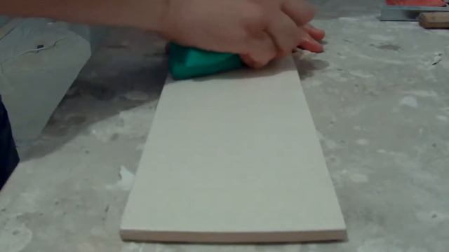 Эпоксидная затирка. Эксперимент с шершавой плиткой.