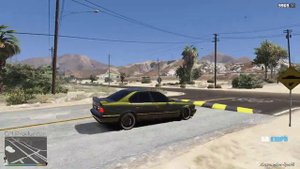 GTA 5 BMW E34 M5 4x4 4wd легенда с полным приводом и очень быстрый,