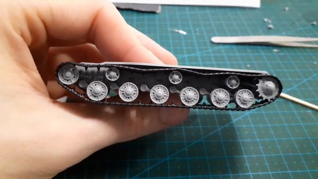 Модель советского танка ИС-2 в масштабе 1/72 смотреть онлайн