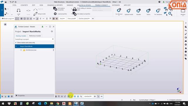 Tekla extension Import NavisWorks to Tekla Structures смотреть онлайн