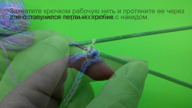 Вязание простого шарфа крючком