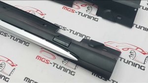 Комплект порогов Chrome на Mercedes E-Class W212