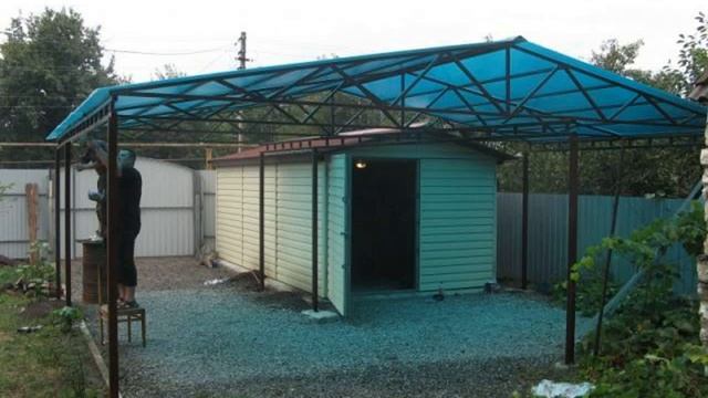 Двускатные навесы смотреть онлайн