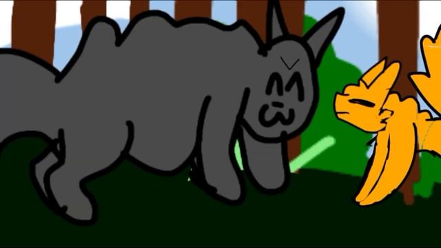 Коты воители: Как Рыжик пришёл в племя в двух словах! смотреть онлайн