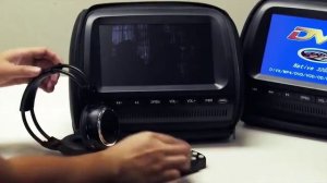 Подголовники с мониторами 9" и DVD Envix L0237