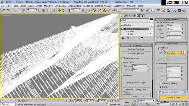 Экстерьер в 3ds max с нуля. Часть 7. "Черепица"