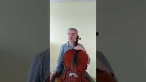Виолончель, мини урок номер 4, Пьеса "Кукушка", пиццикато струна Ля и Не.