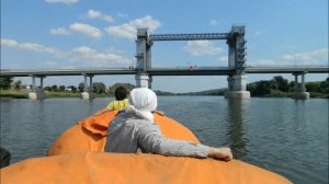На плотах по Дону. Мост в Казанской.