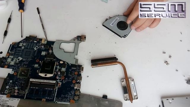 Как почистить от пыли ноутбук Acer Aspire E1 или Packard bell TS11 и заменить в нём термопасту смотреть онлайн