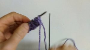Простой узор спицами Бамбук.Заменит лицевую гладь. knitting pattern