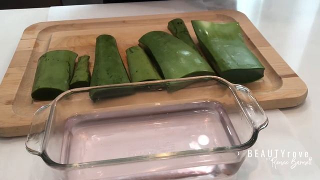 How To Remove POISON From Aloe Vera Gel...Natural Hair Growth DIY