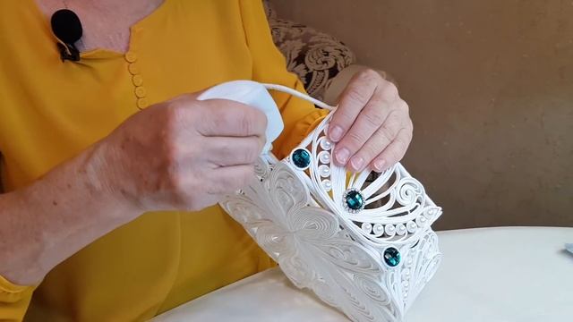 Шкатулка "Камелия" Мастер класс