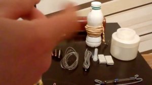 Снасть резинка на бутылке