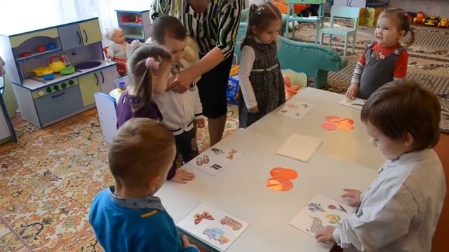 Контрольное занятие первая младшая группа