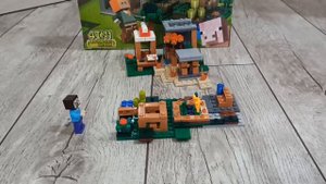 2/4 Лего конструктор ,, мини деревня жителей Майнкрафт"