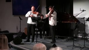 Іhor, Mira, Jacob and Max Veligan performing Ukrainian music. CHARITABLE CONCERT