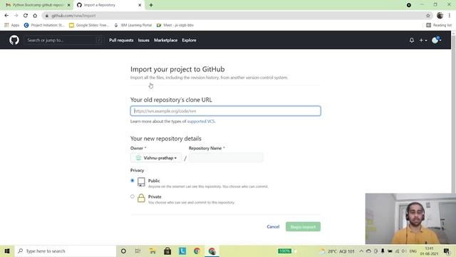 Import Git Repository смотреть онлайн