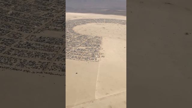 Burning Man Festival seen from above 😯 #burningman  #blackrockcity #electronicmusic  #festival